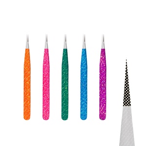 Pinzas de Acero Inoxidable para Extensión de Pestañas al por Mayor con Marca Privada, Logotipo y Empaque Personalizados, Herramienta de Cuidado de Belleza - Product Image 5