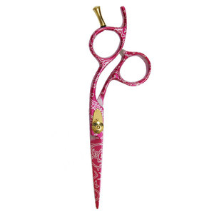 Tijeras de Peluquería Profesionales para Cortar el Cabello, Acero Inoxidable Alemán de Alta Calidad, Afiladas, para Diestros, Color Rosa Personalizable - Product Image 3