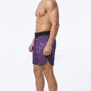 Men MMA <b>Shorts</b> Flexible Lightweight Quick Dry Comfortable Training Fight <b>Shorts</b> for <b>Grappling</b> Gym Workouts - Product Image 5