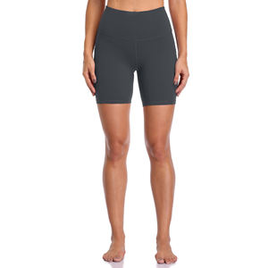 Pantalones cortos de yoga con spandex flexible para mujer - Product Image 2