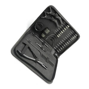 Kit d'outils professionnels pour extensions de cheveux avec aiguilles à crochet, pinces, acier inoxydable, utilisation en salon, kits d'extensions de cheveux de qualité supérieure - Product Image 2