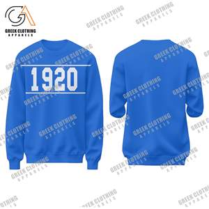 Sudadera Zeta Phi Beta de Algodón 100% de Alta Calidad, con Forro Polar Sólido, Antipilling, de Peso Pesado, Holgada e Informal, para Primavera, Venta al por Mayor - Product Image 2