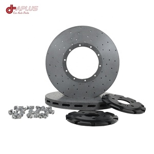 Aplusracing 8W0615601G Disques de frein arrière en céramique carbone pour Audi - Haute performance Garantie 1 an - Product Image 2