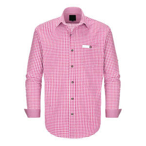 Camisa tradicional OEM alemana bávara Lederhosen Trachten, camisas de algodón a cuadros, estilo vintage, camisa Lederhosen - Product Image 2