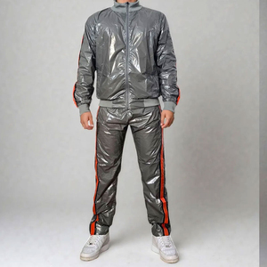 Conjunto Deportivo de Verano Ligero de Nailon para Hombre, Chaqueta Deportiva Transpirable de Secado Rápido, Pantalones a Juego, Ropa Deportiva Activa, OEM, ODM, Personalizado - Product Image 3