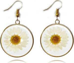Classic Geometric Resin <b>Earrings</b> Oval Resin <b>Earrings</b> Heart Resin <b>Earrings</b> - Product Image 1
