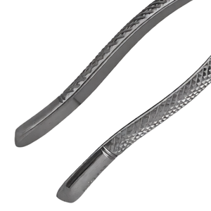 Forceps d'extraction dentaire manuels en acier inoxydable # 1 pince ergonomique pour incisives supérieures et canines, certifiée CE - Product Image 6