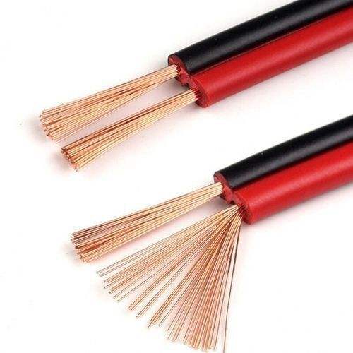 High Quality Speaker Cable 2*0.75mm/1.5mm /2.5mm Pure Copper/CCA Transparent/Black&Red Audio Cable OEM Manufacture