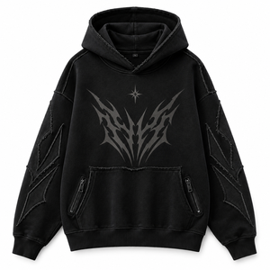 Commandes en gros de sweats à capuche en molleton pour hommes à épaules tombantes, personnalisables avec broderie, pour marques de streetwear - Product Image 6