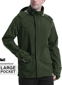 Chaqueta Táctica Impermeable para Hombre, con Capucha, Forro Polar Cálido, para Senderismo, Cómoda, con OEM ODM - Product Image 2