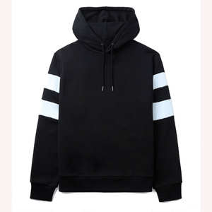 Sudadera con Capucha 100% Algodón Grueso con Franjas Reflectantes para Hombre, Ropa de Trabajo de Seguridad, Ropa de Invierno para Exteriores - Product Image 4