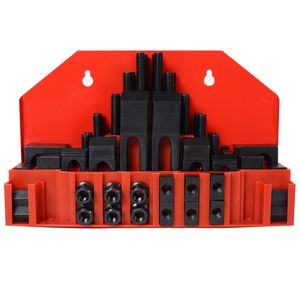 58-Piece T Slot <b>Clamping</b> Kit Mill Machinist Set with 5/8 <b>Table</b> Slot 1/2 13 Stud Size for Vise - Product Image 1