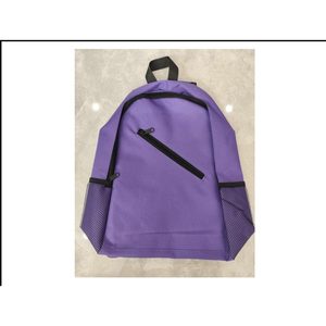 Mochila con logotipo personalizado, cremallera diagonal, bolsillos de malla, 41x30x14 cm, para regalo corporativo, MOQ bajo - Product Image 2