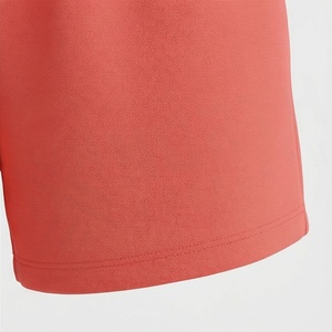 Women's 2 Piece Knitted Solid <b>Coral</b> Short Sleeve T Shirt and Above Knee Shorts Set Casual Loose Fit Spring Summer Wear - Product Image 6