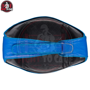 Protection abdominale en cuir de vachette véritable à absorption des chocs haute densité, support lombaire et bandages de poignet pour la boxe - Marque FIGHT CAGE GEARS - Product Image 2