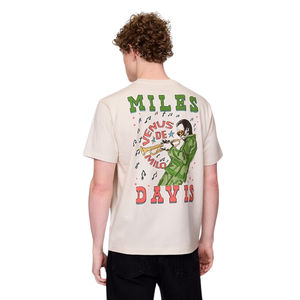 T-shirts pour hommes de haute qualité, 100% coton, impression DTG sur toute la surface, coupe ample, logo personnalisé, tissu épais. - Product Image 2