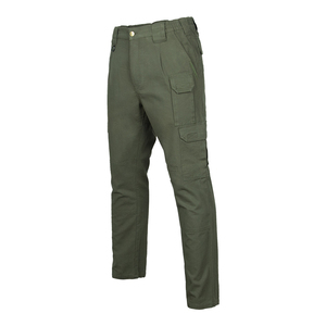 <b>Mens</b> Dark Green Safari Style 100% Cotton Breathable Plain Dyed Regular Fit Autumn Cargo <b>Overalls</b> Mid Waist Multi Pocket Zipper - Product Image 6