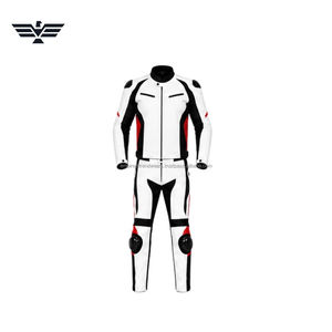 Traje de Motociclista de Cuero Personalizado |   Traje de Carreras de 2 Piezas para Hombre |   Conjunto de Chaqueta y Pantalones de Motociclista con Protección CE, 220g, para Todas las Estaciones, Personalizado - Product Image 5