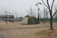 Tente Dôme Camptown en Polyester Imperméable et Coupe-Vent, Montage Automatique Rapide, Tente de Camping Extérieure Trois Saisons, Une Chambre, Simple