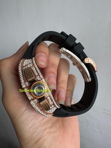 VVS เพชรโมอิสเพชรกรอบหน้าปัดสีพรีเมี่ยมสายหนังคุณภาพระดับพรีเมี่ยม - Product Image 6