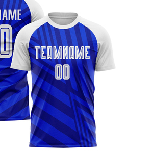 ชุดฟุตบอลแบบกำหนดเอง เสื้อฟุตบอลน้ำหนักเบา ระบายอากาศได้ดี แห้งเร็ว สำหรับนักกีฬาทีม ฝึกซ้อมและแข่งขัน - Product Image 3
