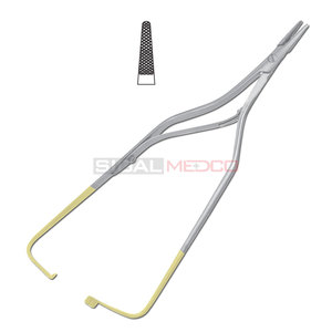 Pinza Vascular Satinsky, Pinzas Quirúrgicas Manuales DeBakey, Pinzas de Oclusión Tangencial Atraumáticas, Cardiovasculares, Torácicas, Alemania - Product Image 2
