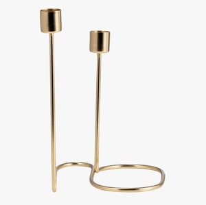 Support à bougie en laiton, forme cylindrique, durable, décoration d'intérieur, design moderne - Product Image 3