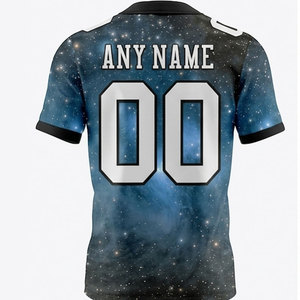 Nouveauté, maillot de football américain de haute qualité, sublimation, respirant, vente en gros, maillot de football sublimé - Product Image 6