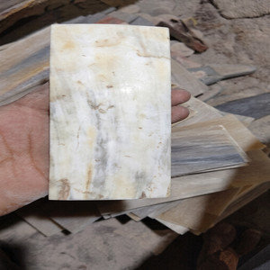 Customizable Size White Organic Material <b>Bone</b> <b>Knife</b> <b>Handle</b> Scales Handcrafted Polished Antique Love Style Art Collectible - Product Image 5