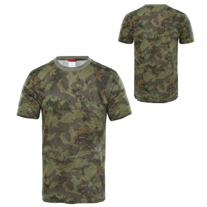 Camiseta de Camuflaje para Hombre con Logotipo Personalizado, Estilo Urbano, Algodón Grueso, Manga Corta, Talla Grande, Venta Caliente 2026 - Product Image 3