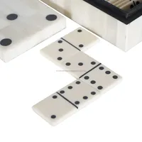 Ensembles Domino d'approvisionnement d'usine boîte de rangement de couleur et de logo personnalisés Table Domino en plastique Durable de faible quantité minimale de commande parfaite fabriquée en Inde