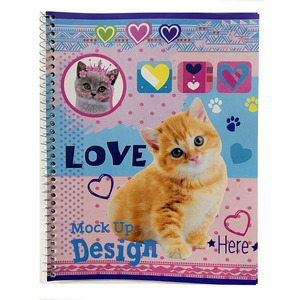 Cartoon Character Spiral Notebook Custom Printed School <b>Journal</b> Polka <b>Dot</b> Cover Wire Bound Diary for Students - Product Image 6