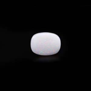Natural White Fire Opal Loose Gemstone 8.6 Carat Certified AAAA Cabochon Lot - Product Image 1