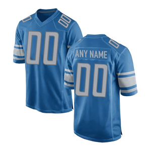 Nuevo Diseño de Primera Calidad, Camisetas de Fútbol Americano Unisex, Secado Rápido, Impresión Digital, Tela de Malla 100% Poliéster, Diseño de Logotipo Personalizado - Product Image 3