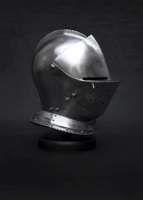 Casco Medieval de Acero con Visera, Hecho a Mano, Estilo Gótico, Armadura de Caballero, con Relieve, Europeo, para Reenactamiento, Cosplay y Exhibición