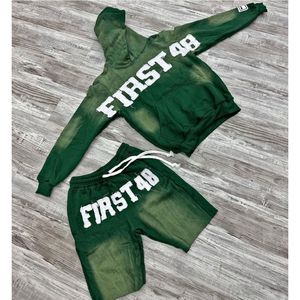 Conjunto Deportivo de Sudadera con Capucha y Pantalones Cortos para Hombre, Ropa Deportiva Informal para Gimnasio, Tejido Suave, Ropa Atlética, Personalización de Marca - Product Image 4