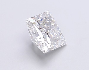 Diamant taille princesse 1,02 carat, couleur D, pureté VVS2, pierre cultivée en laboratoire CVD, polissage excellent, pour solitaire de fiançailles sur mesure. - Product Image 4