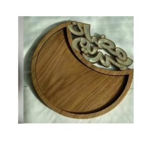 Plateau en bois artistique avec détails authentiques en nacre, idéal pour les boutiques de souvenirs et de cadeaux de luxe - Product Image 3