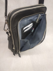 Bolsos Cruzados de Cuero Genuino con Múltiples Cierres, Bolsos de Hombro de Lujo para Hombre, Bolsos de Mensajero de Moda Premium para Mujer, Personalización con Logotipo, Diseño Delgado - Product Image 5