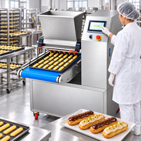Machine industrielle pour la fabrication de biscuits danois, d'éclairs et de bâtonnets de fromage