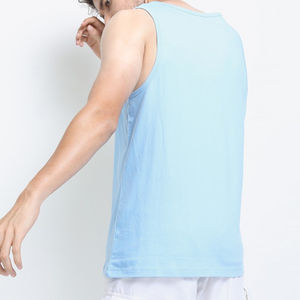 Camiseta sin mangas unisex para gimnasio, estilo cut-off personalizado, para hombre, lavada, holgada, oversize, con efecto músculo, con gráfico de lavado ácido, tipo chaleco. - Product Image 2