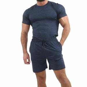 Ensemble de survêtement personnalisé avec logo pour hommes, ensembles de jogging, ensemble de survêtement court à marque privée pour hommes, ensemble court d'été pour hommes - Product Image 3