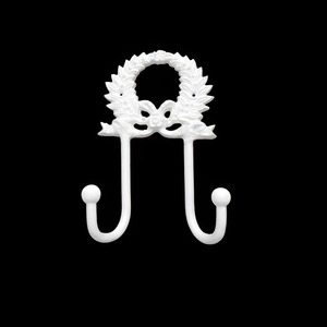 Unique Design <b>Hooks</b> and Hanger White Powder Coated <b>Wall</b> Decor Nordic Decorative for Hanging Clothes Coat Hat and <b>Key</b> Design <b>Hook</b> - Product Image 1