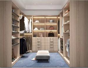 Système de dressing modulaire prêt à assembler JY Project, sur mesure, en bois vietnamien, style européen moderne, pour chambre à coucher - Product Image 4