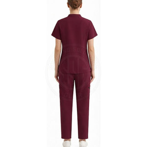 Reliable Women Healthcare Uniform Soft Breathable <b>Scrub</b> <b>Set</b> For Nurses Doctors Medical Clinics And Laboratories - Product Image 6
