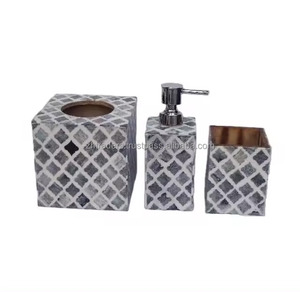 El mejor precio y la mejor calidad de la India Juego de baño de fregona de hotel más vendido Amenidades Madre de perla Productos de las mejores ventas - Product Image 4