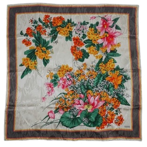 Handmade Women's Square Scarf Custom <b>Printed</b> Design Colourful Silk Bandana Hair <b>Accessory</b> Wholesale Other Scarves - Product Image 1