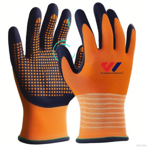 Work <b>Gloves</b> Heavy Resistant Micro-Foam Nitrile Coated Nylon Micro Dot Grip <b>Touch</b> Screen Work Nitrile Foam Safety <b>Gloves</b> - Product Image 1