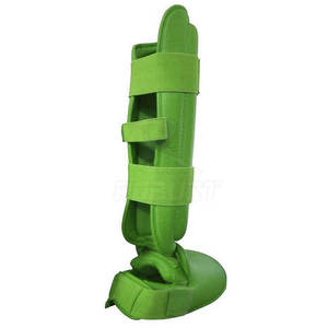 Protector de Espinilla de Karate de Cuero de Alta Calidad, Ligero, para Entrenamiento de Artes Marciales y Ejercicios Físicos - Product Image 5