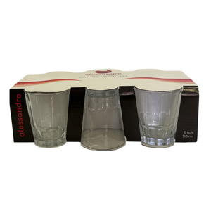 Vaso de Vidrio para Café de 110 ml, Paquete de 12, 1150263VASOS CORTADO - Product Image 2